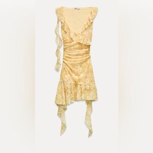 Zara - Short Printed Tulle Dress